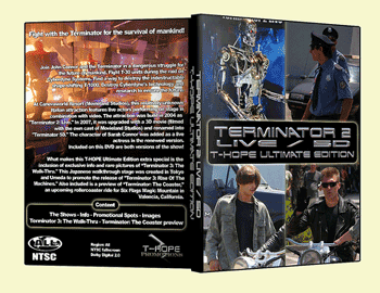 Terminator 2: Live / 5D T-HOPE Ultimate Edition DVD Cover - Mosaic