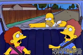 Terminator/Simpsons reference