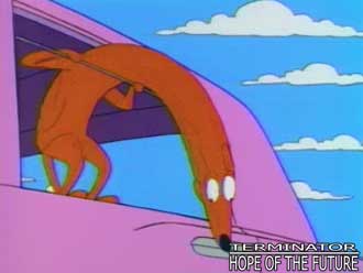 Terminator/Simpsons reference