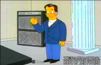 Terminator/Simpsons reference