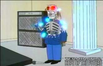 Terminator/Simpsons reference