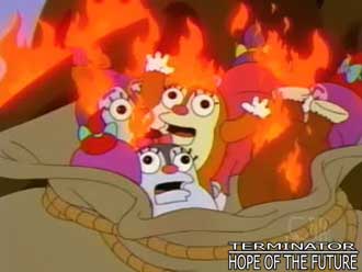 Terminator/Simpsons reference