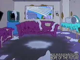 Terminator/Simpsons reference