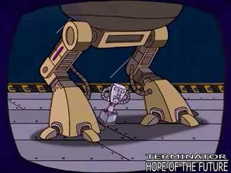 Terminator/Simpsons reference