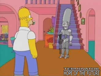 Terminator/Simpsons reference